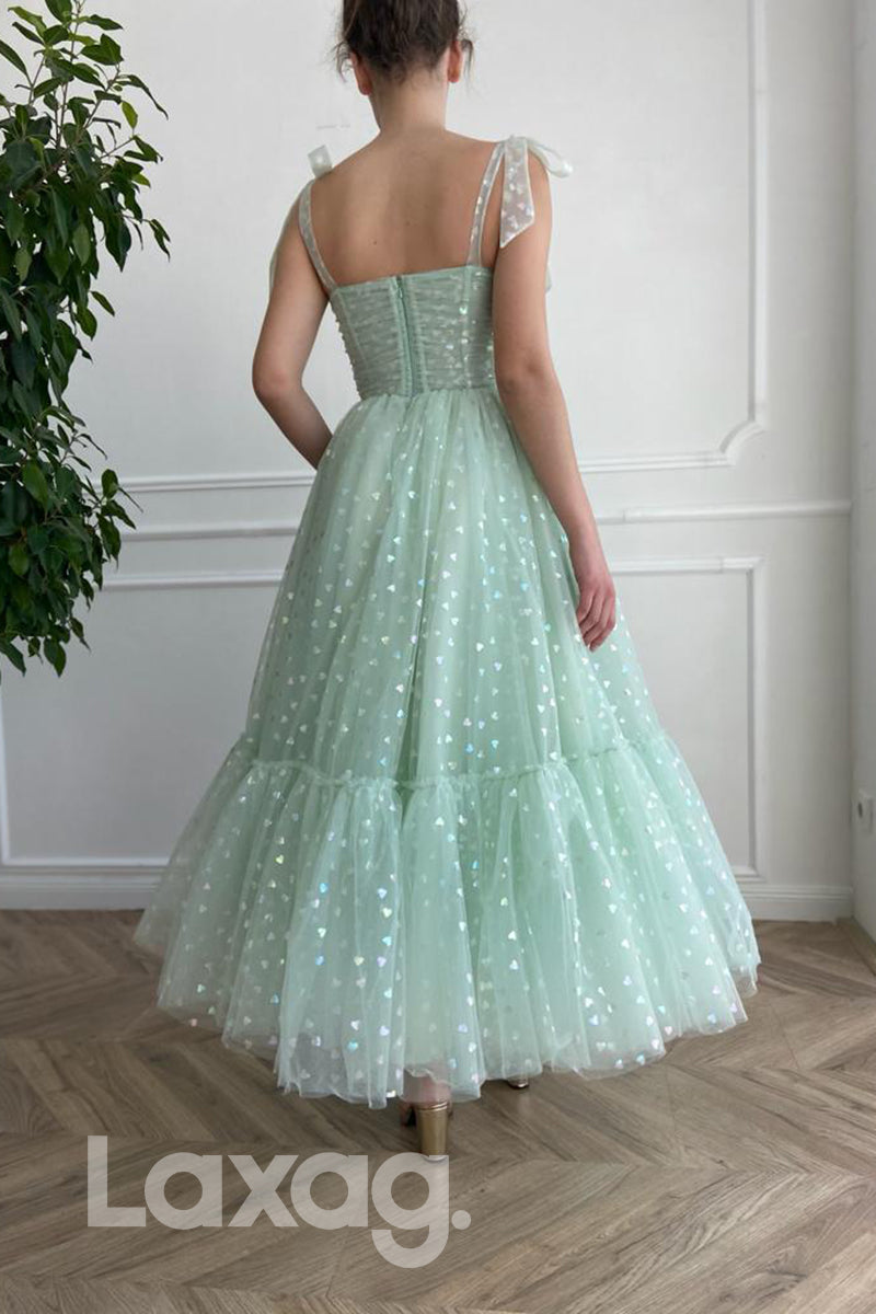 16786 - A-line Sweetheart Tulle Long Prom Dress with Pockets|LAXAG