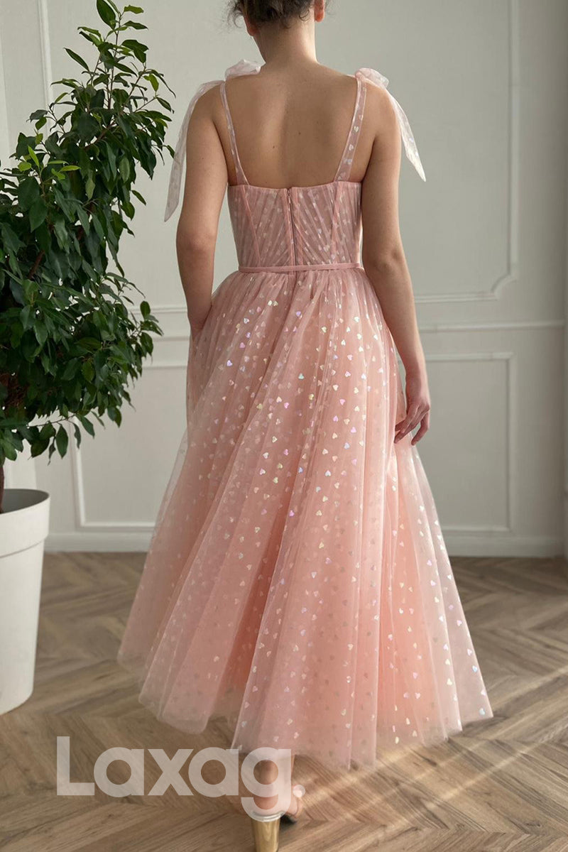 16790 - A-line Sweetheart Spaghetti Straps Long Prom Dress|LAXAG